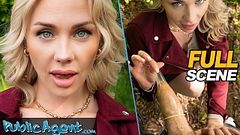 Public Agent - She took the condom off to feel my dick - FULL SCENE