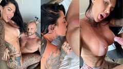SHE RIDES BIG DICK AND WILL NOT STOP - Brunette Gostosa Hardcore Doggy Style Fuck and Cowgirl in POV