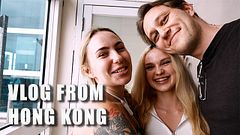 We Took Bella Mur to Hong Kong – Travel Vlog Ends with Wild FFM Threesome