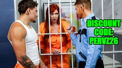 Ginger Milf Lauren Phillips Gets Her Pussy Stuffed By Guard Behind Bars