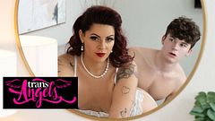 Experienced MILF Offers Stepson JOI / TransAngels