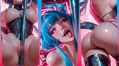 POV: A Sexy Curvy Goddess Seduces You with Her Wild Striptease