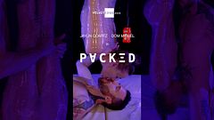PⱯCKΞD - Insatiable Jaylin is wrapped in plastic, suspended upside down, and deep throated until I cum