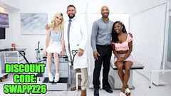 Nervous Stepdaughters Lexi Lore And Hazel Grace Get Pelvic Exams From Swapped Stepdads