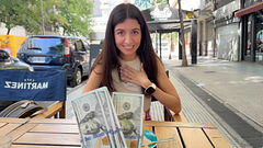 I Bought a Student's Panties at a Public Cafe and She Offered to Fuck - Katty West