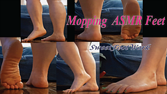 Mopping/Cleaning ASMR - Any Opportunity for My Foot Bitches to Drool Over My Feet Imagine What These Strong BBW Feet & Legs Can Do