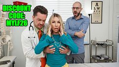 Desperate Wife Bunny Madison Gets Secretly Bred By Her Doctor During The Exam