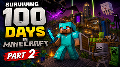 Surviving 100 Days in Minecraft Part 2 SFW Version