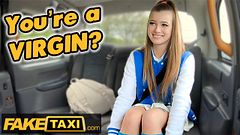 Another HOT VIRGIN pops her Cherry in my TAXI - Fake Taxi