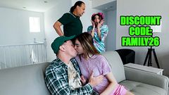Stepdad Eric John Catches Stepson and His Girl Then Joins the Action Himself