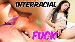 FMM Interracial Vibes Hardcore Threesome Ends with Squirt & Cum on Pussy