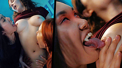 Lucy Mochi Monstergirl Lesbian Porn - Vampire Girls Threesome