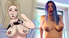 Mi HERMANASTRO me dibujo cubierta de LECHE y le envié un vídeo Tocando me 🔥💦 - Yoli Dolly y Patito Zzero