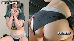 Pervy Roommate Caught! Fucked for Sniffing your Underwear!