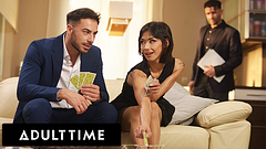 ADULT TIME - Ambitious Veronica Leal Caught In Affair With Her Boss! Gets DPed During Team Meeting