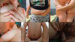He ripped my clothes off, massaged my huge tits and pumped two loads inside me