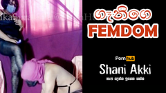 FEMDOM with a Mature mistress punishing SPH මැඩම් ලග වහල් කමේ