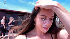 They Caught Me Leaving the Bathroom with His Cum on My Face - KLX