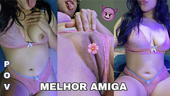 Joi sex virtual - MELHOR AMIGA te provoca e acaba dando pra vcπππ₯