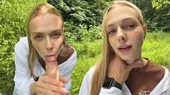 A TINDER DATE ENDED WITH FUCKING IN THE FOREST. SHE GAVE IT TO ME FOR 500 RUBLES. SEX FOR MONEY