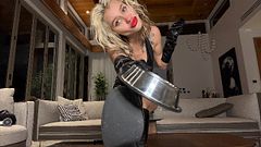 Pets Obey After Deep Latex Kira's Lessons