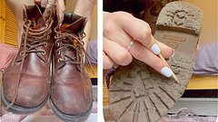 Watch Her Scrape Mud Out of Her Timberland Boots | Dirty Shoe Fetish - Excerpt
