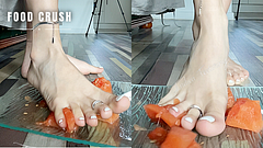 She Turns a Watermelon Into a Mess With Her Bare Feet | Food Crush - Excerpt
