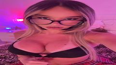 Free teen blonde onlyfans creator Amylaaa tease school girl cosplay