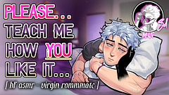 Teaching your VIRGIN ROOMMATE to EAT you out like a pro
