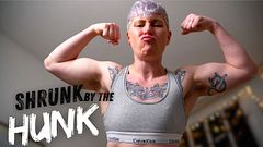 Tiny POV of cooking, eating, and flexing with your GIANT gym buddy | Jaq Quicksilver giantess tomboy ftm SFW macrophilia shrinking