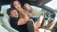 Sexy Valerica Steele Fucking And Squirting In Self Driving Tesla - Luke Cooper