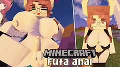 Big-titted demon futa hard sex intense fight I cum in her ass Jennys Mod Minecraft