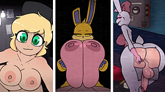 Five Nights at FuzzBoobs: All Jumpscares & Suggestive Moments (Sexy Scenes)