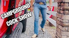 Cocks In The Wild S3:E1 - Campground Cowboy Showing Off His Huge Cock Bulge in Tight Jeans - POV