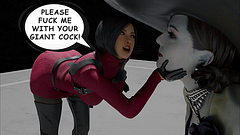Hentai Anime Ada Wong Loves Dimitrescu Giantess Futa Cock - Resident Evil Parody