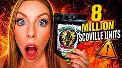 Taking On the Devil's HEAT 5.O - 8 MILLION Scoville Unit CHALLENGE!!