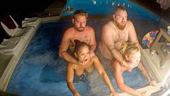 Hot Tub Foursome Deliah Grace Jazmine Cruz