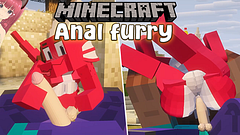 Fucking my furry colleague at work in the anus - Minecraft hard sex