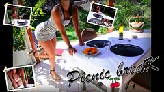 POV Role Play Your girlfriend preferred to suck your dick during breakfast, so you fucked her to make her cum (TRAILER "Picnic Break" VIDEO)