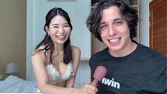 First time with Gattouz0 has me screaming as he pounds my tight little Japanese pussy | Rikako Katayama