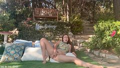 Naughty Little Fairy Plays With Her Pussy in Her Secret Garden During Photoshoot (Extended Trailer)